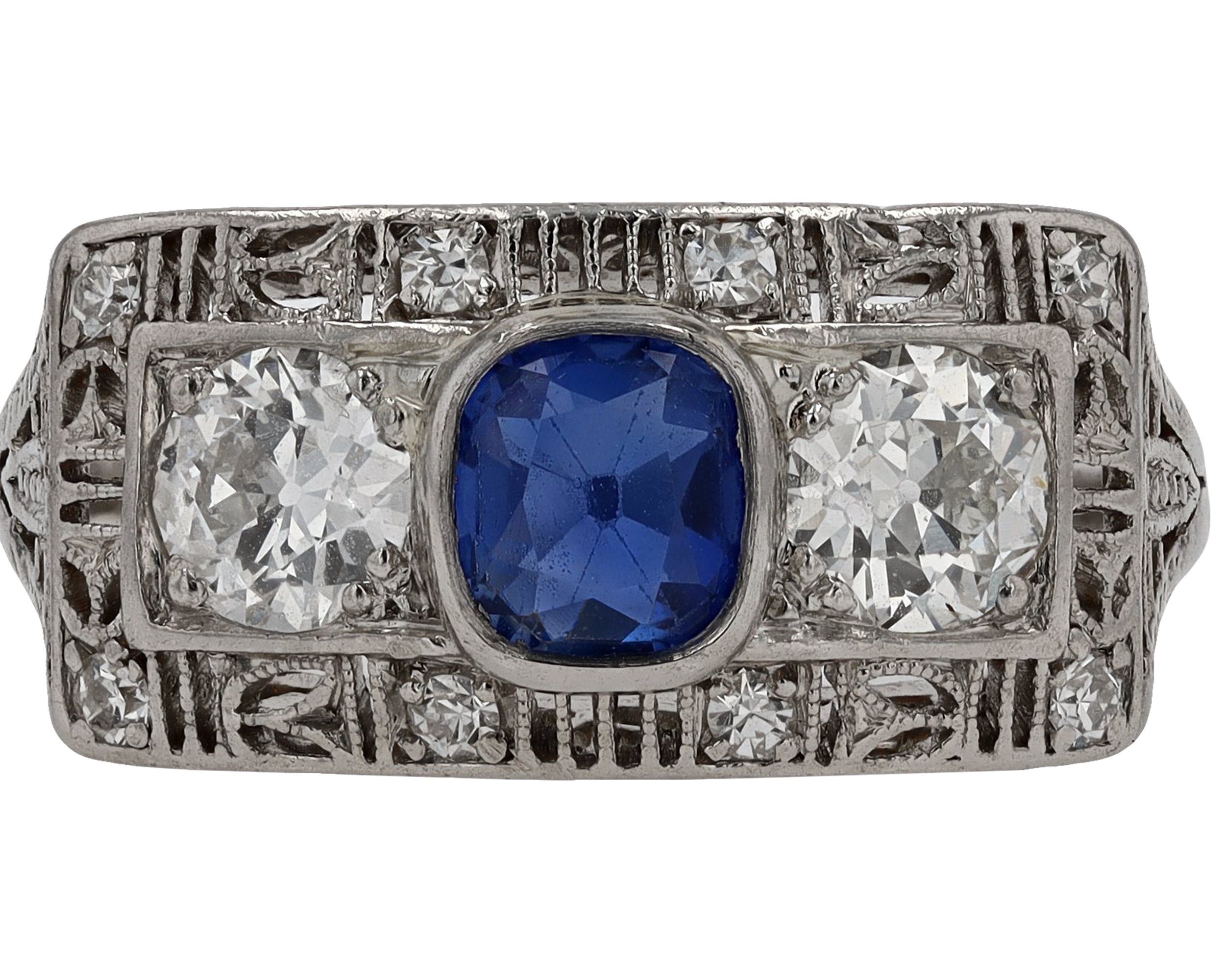 Antique Art Deco Sapphire Ring