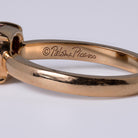 Tiffany & Co Paloma Picasso Pink Sapphire 18k Rose Gold Sugar Stack Ring