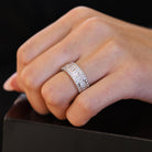 Christopher Designs Crisscut Diamond Anniversary Wedding Band