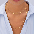 Marco Bicego Siviglia 18K Yellow Gold Station Necklace 41.5"