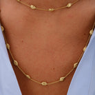 Marco Bicego Siviglia 18K Yellow Gold Station Necklace 41.5"