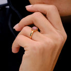 Tiffany & Co Paloma Picasso Pink Sapphire 18k Rose Gold Sugar Stack Ring