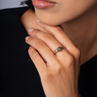 Antique Georgian Smoky Rose Cut Diamond Engagement Ring