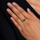 Antique Georgian Smoky Rose Cut Diamond Engagement Ring