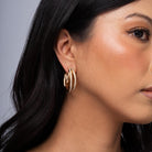 Estate De Grisogono Allegra 4 Carat Diamond Intertwined Hoop Earrings