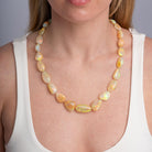 281 Carat Gem Quality Opal Beads Necklace