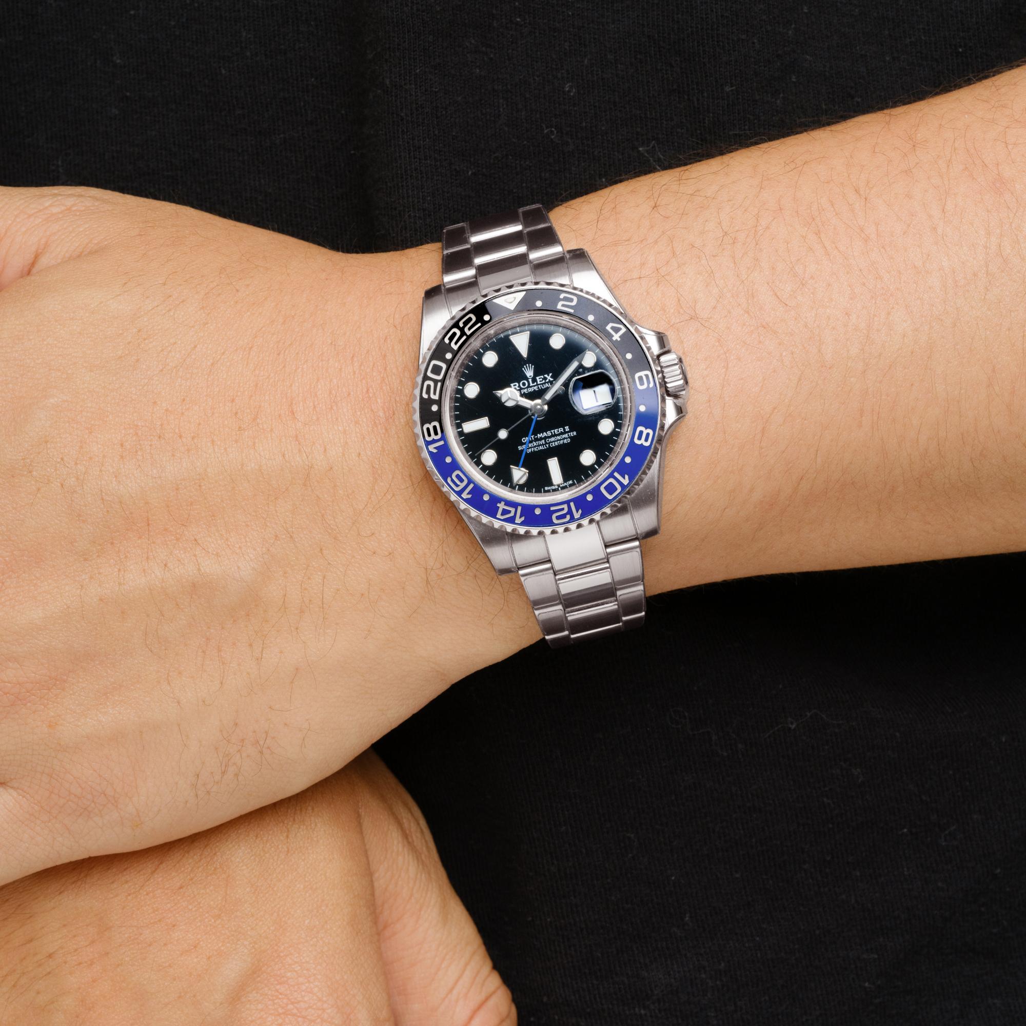 Rolex GMT-Master II Batman Ref. 116710 Full Set 2017