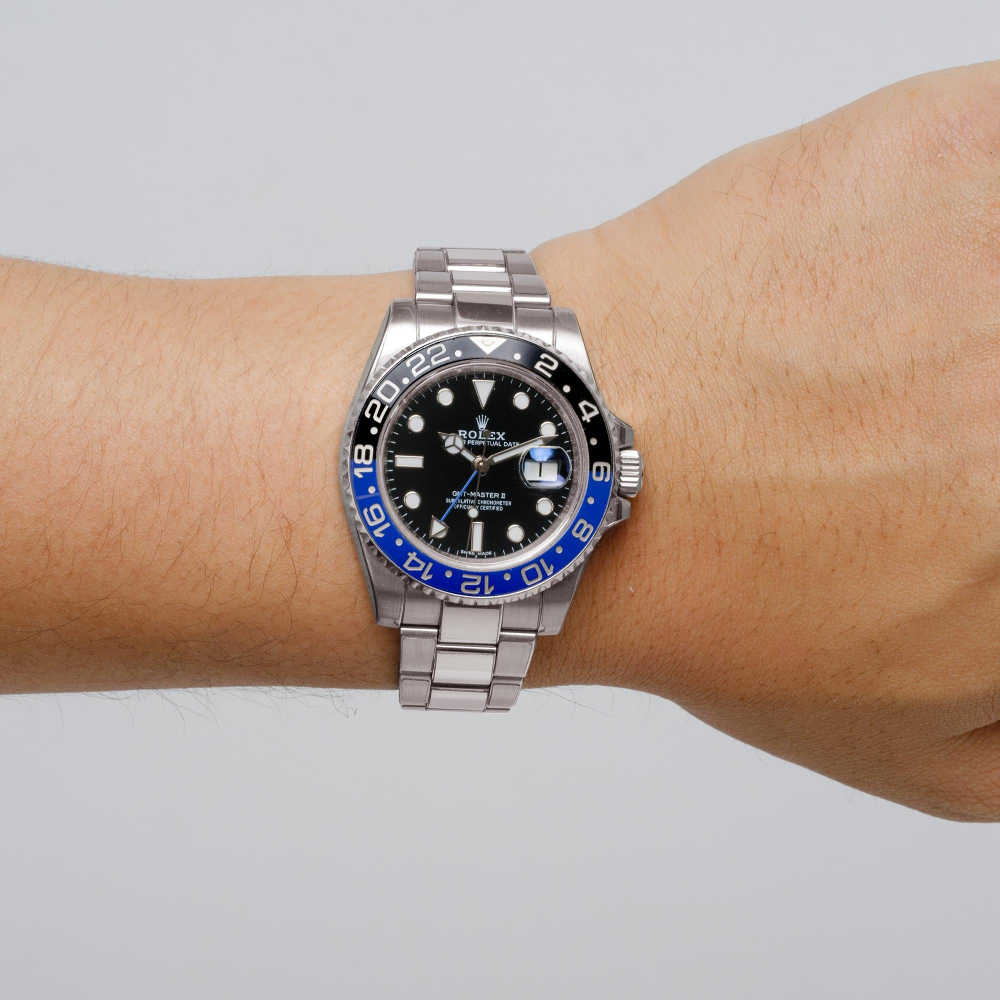 Rolex GMT-Master II Batman Ref. 116710 Full Set 2017