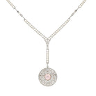 Edwardian 6 Carat Diamond & Pearl Platinum Sautoir Conversion Necklace