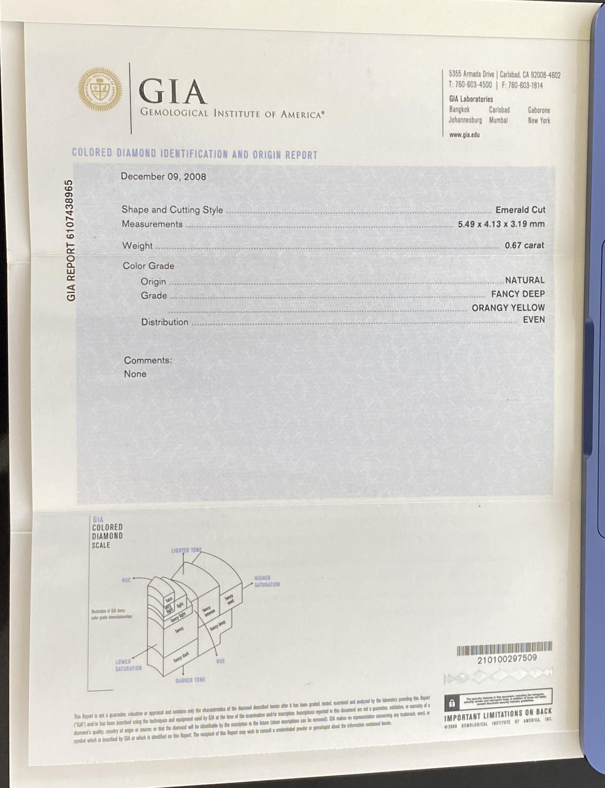 GIA Certified 18k Yellow & White Emerald Cut Diamond Toi Et Moi Ring