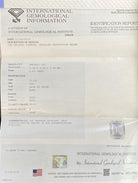 GIA Certified 18k Yellow & White Emerald Cut Diamond Toi Et Moi Ring