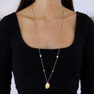 Vintage Marco Bicego 31" Long 18k Gold Siviglia Necklace