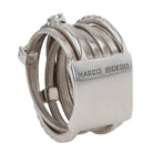 Marco Bicego GOA 7-Strand Diamond Wide White Gold Band