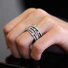 Marco Bicego GOA 7-Strand Diamond Wide White Gold Band