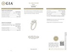 GIA Certified 2.00 Carat Round Natural Diamond 3-Stone Platinum Engagement Ring