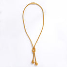 Vintage Lalaounis 18k Gold Rams Head Odyssey Lariat Necklace