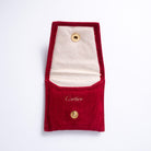 Antique Cartier Art Deco Sapphire & Enamel Interlocking Hearts Brooch