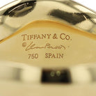 Tiffany & Co Elsa Peretti Diamond Pave 18k Gold East-West Estate Ring