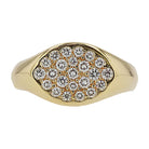 Tiffany & Co Elsa Peretti Diamond Pave 18k Gold East-West Estate Ring