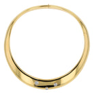 Vintage 80's Tiffany & Co Paloma Picasso Diamond 18k Gold Choker Necklace