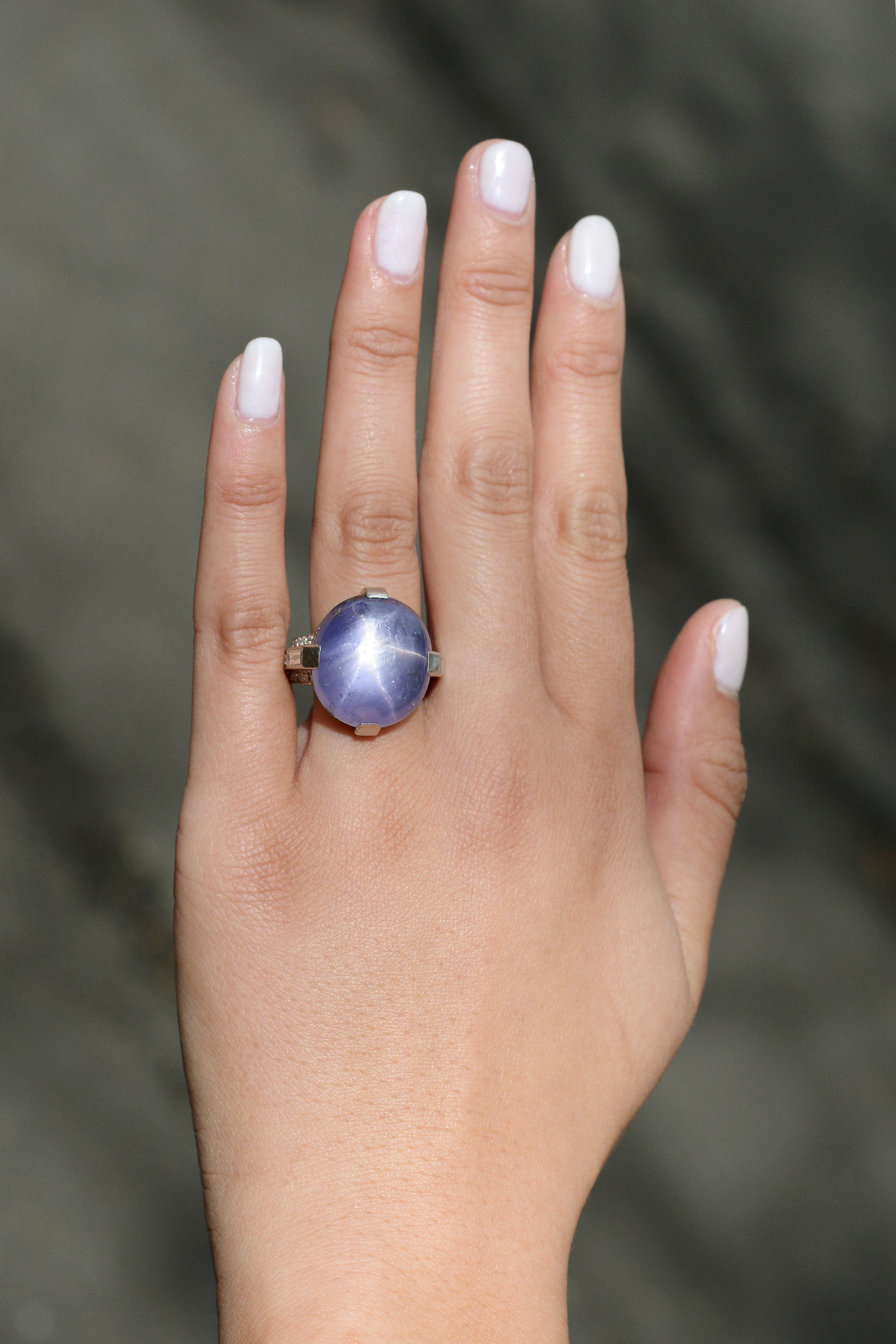 Antique Cartier 56 Carat Star Sapphire Statement Ring