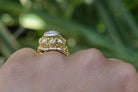 Antique Etruscan Revival Diamond Poison Ring