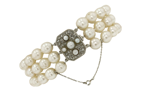 Antique Pearl Bracelet