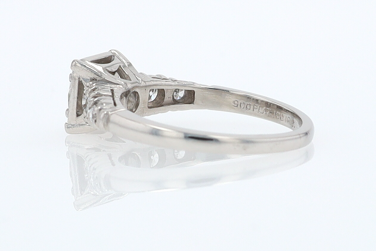 Art Deco 3/4 Carat Diamond Antique Engagement Ring