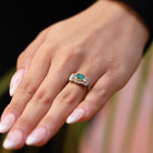 Colombian Emerald Diamond Ring