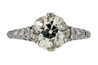 Authentic Art Deco 2.27 Carat Diamond Engagement Ring