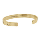 Cartier Open Love Cuff Bracelet 18k Gold Size 16