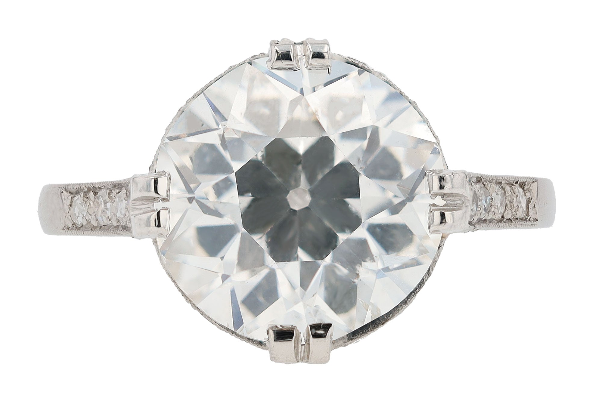 Antique GIA Diamond Ring