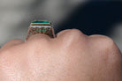 GIA Certified 7 Carat Colombian Emerald and Diamond Ring