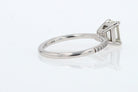 GIA Certified Contemporary 1 Carat Diamond Engagement Ring