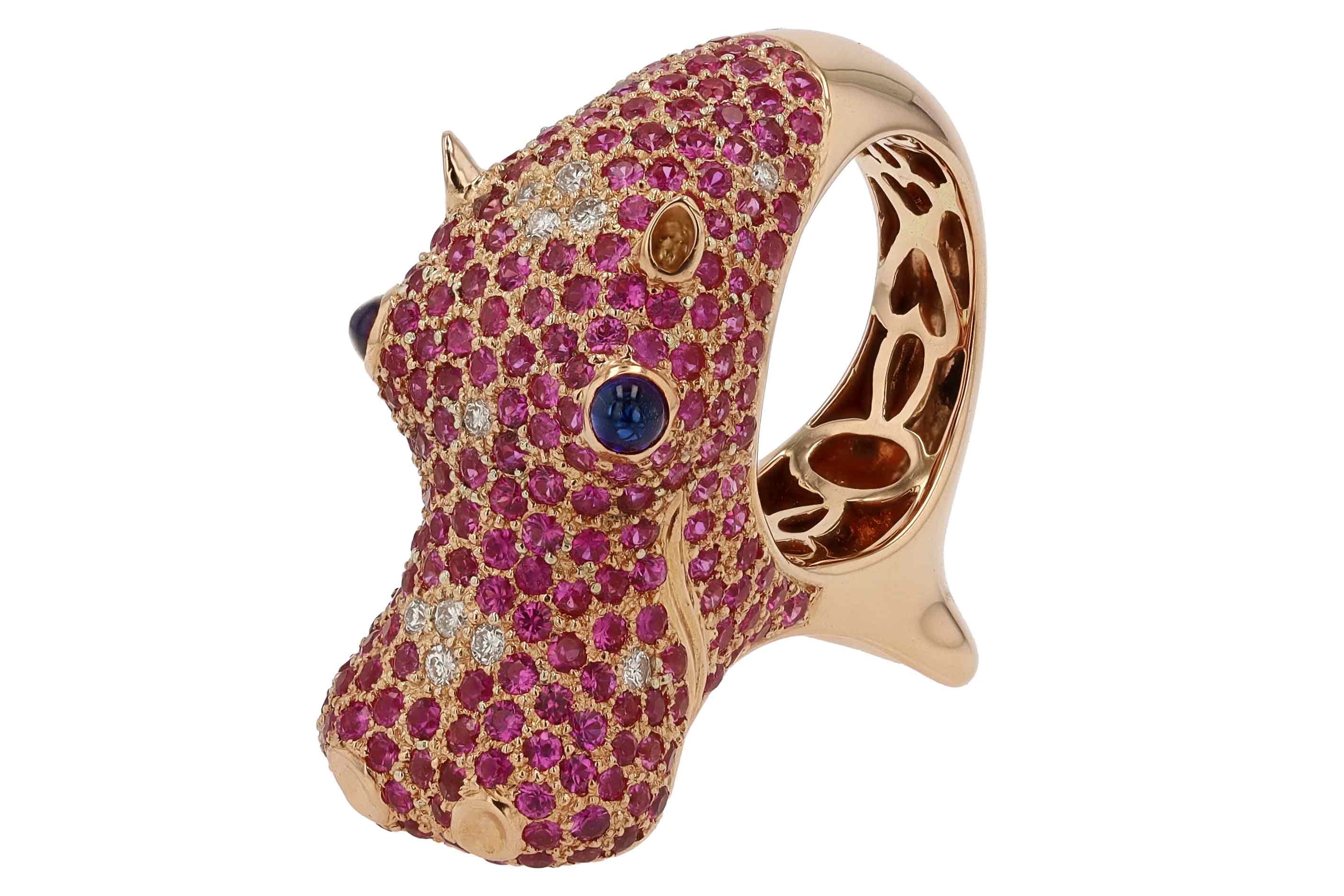 Modern Hippo Ring