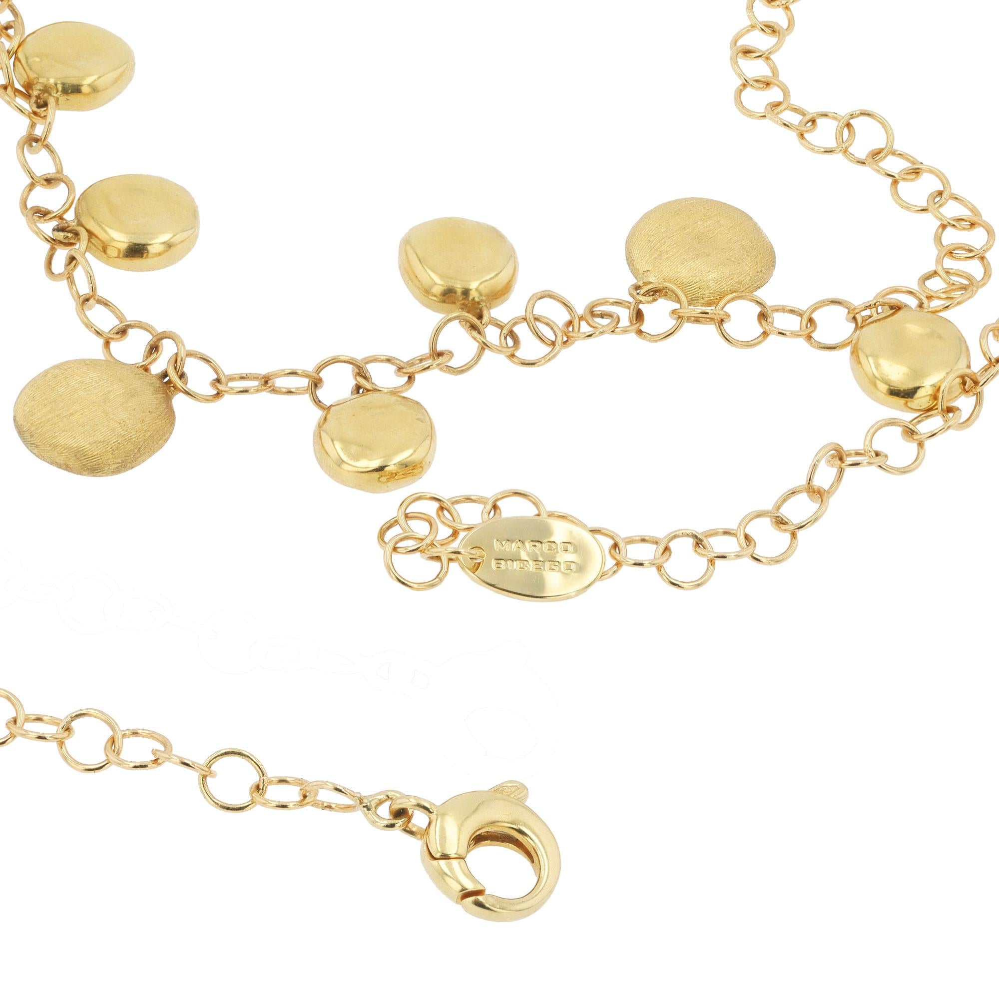 Marco Bicego Lunaria 18 Karat Gold Jaipur Necklace