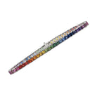 Multi Color 9 Carat Rainbow Sapphire Tennis Bracelet