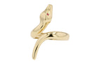 14k Yellow Gold Snake Ring