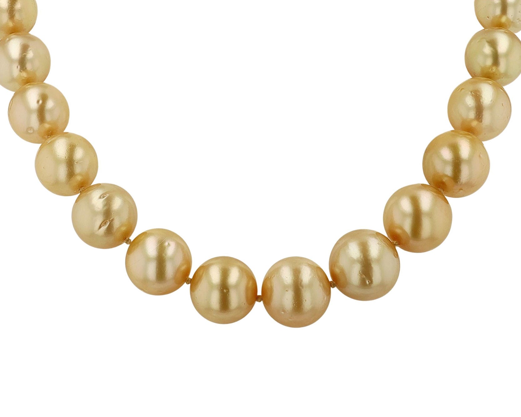 Gold Pearl Necklace