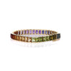 Estate H. Stern Rainbow Gemstone 18k Gold Tennis Bracelet