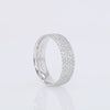Tiffany & Co 18k White Gold Diamond 5-Row Metro Ring