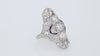 Vintage 3 Stone 1.65 Carat Diamond Art Deco Filigree Dinner Ring