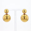 Vintage Tiffany & Co Paloma Picasso 18k Gold Hammered Planets Drop Earrings