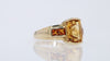 Vintage Yellow Gold 2.85 Carat Citrine Ring