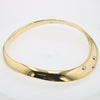 Vintage 80's Tiffany & Co Paloma Picasso Diamond 18k Gold Choker Necklace