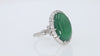 Vintage GIA Certified 8 Carat Imperial Jade Ring