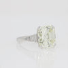 Significant Size 6.91 Antique Emerald Cut Diamond Engagement Ring GIA Certified