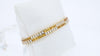 Modernist Yellow Sapphire And Diamond 18k Gold Tennis Bracelet