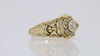 Victorian Mythological God Pan Rose Cut Diamond 18 Karat Gold Ring