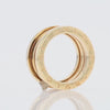 Estate BVLGARI B.Zero1 18k Yellow Gold Size 5 Three Band Ring